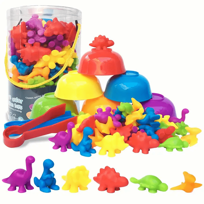 Kit de Tri Montessori : Apprendre avec les Dinosaures