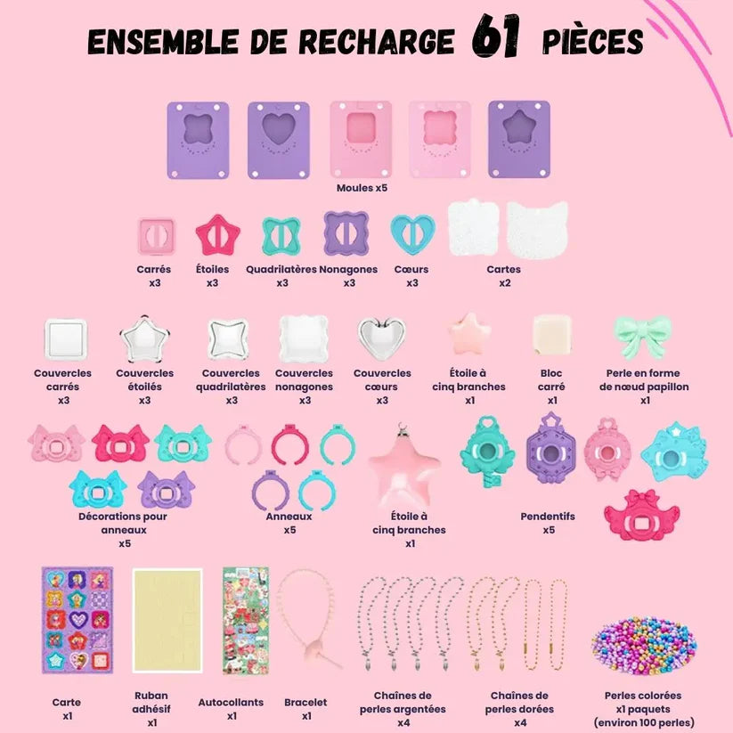 Kit de bijoux à fabriquer pour enfant