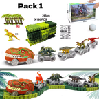 Dinosaurier-Rennstrecke für Elektroautos