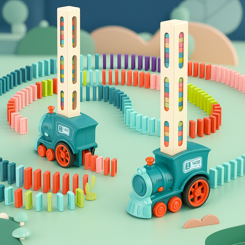 Train Dominos automatique Montessori