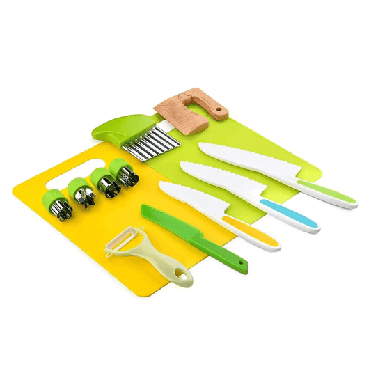 Montessori Kindermesser mit Küchenzubehör