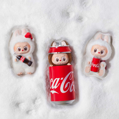 Labubu Schlüsselanhänger Plüsch - Coca Cola Edition Mystery Box