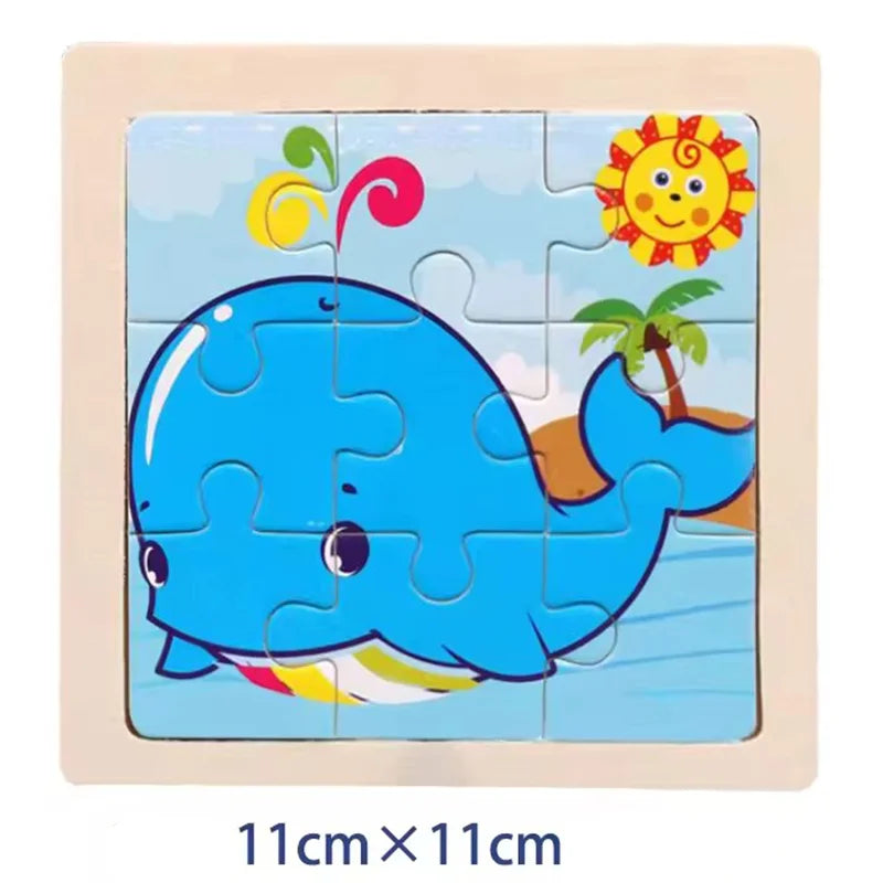 Petit Puzzle en Bois Montessori