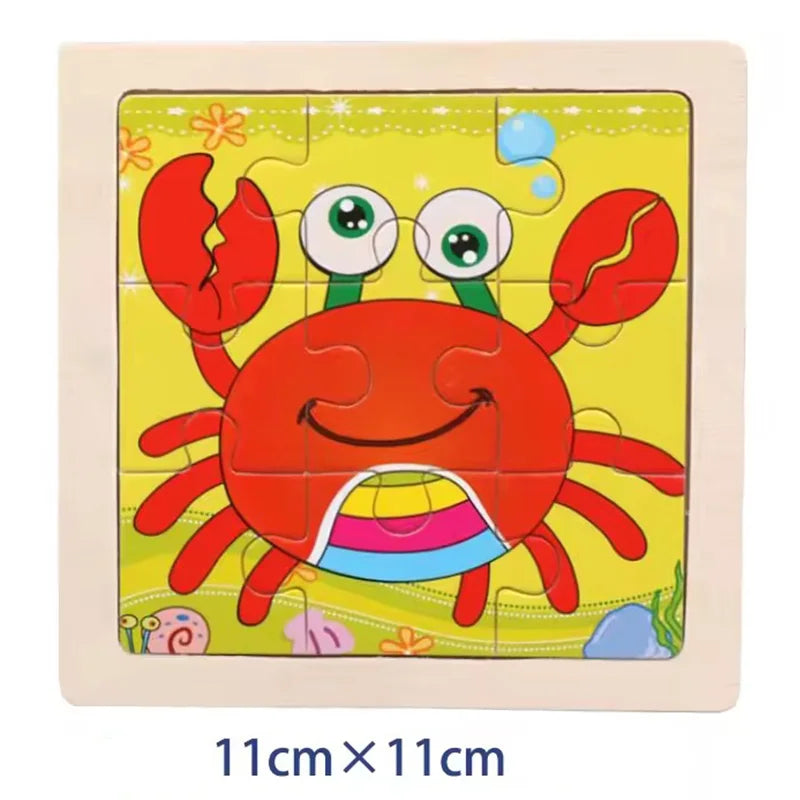 Petit Puzzle en Bois Montessori