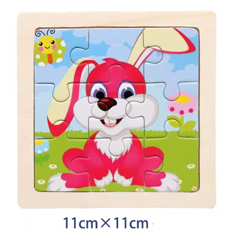 Petit Puzzle en Bois Montessori