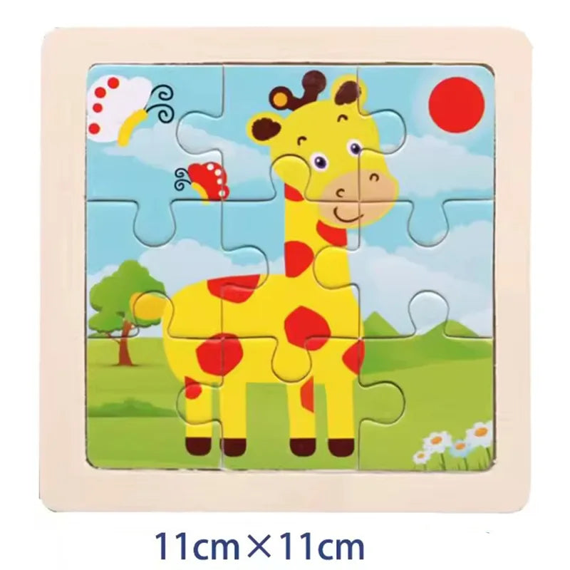 Petit Puzzle en Bois Montessori