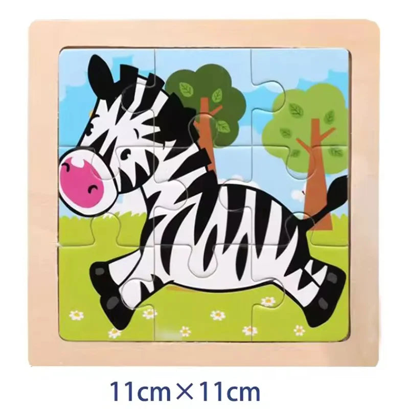 Petit Puzzle en Bois Montessori