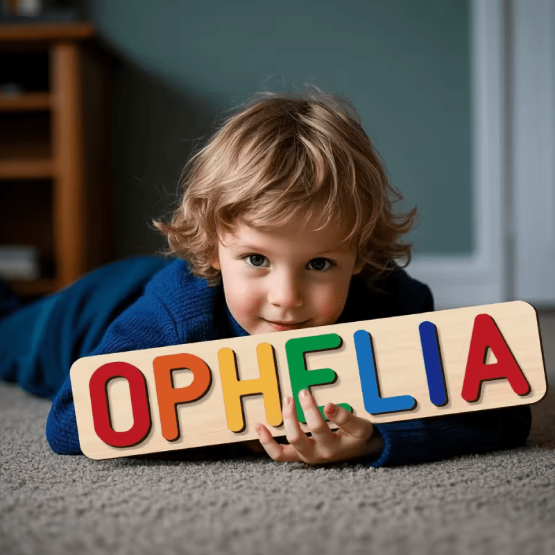 puzzle prénom à personnaliser en bois