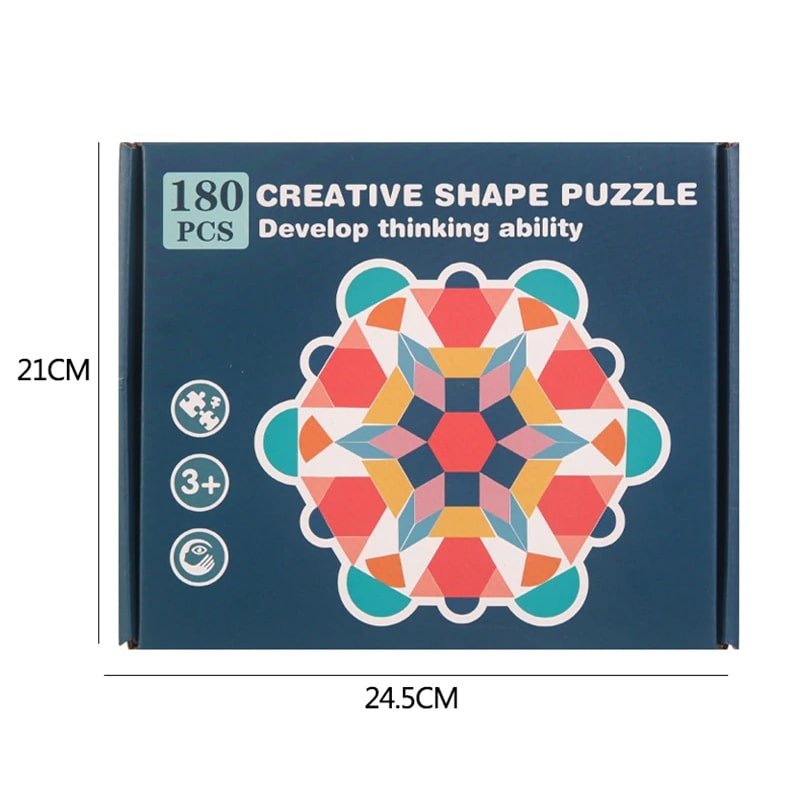 Geometrisches Formenpuzzle - Montessori Tangram