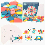 Geometrisches Formenpuzzle - Montessori Tangram